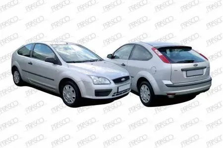 PRASCO FD4241801 спойлер бампера переднего черный Ford Focus 05-07