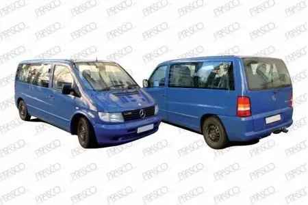 PRASCO ME9077503 Стекло зеркала правого, сферическое