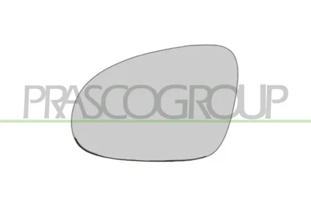 PRASCO VG0367503 Стекло зеркала правого c подогревом, сферическое