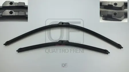 QUATTRO FRENI QF21N00009 Щетки стеклоочистителя 65см + 46см к-кт плоская Side pin