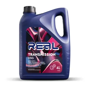 REAL T2040004 Масло трансмиссионное TRANSMISSION DSG синт. 4л