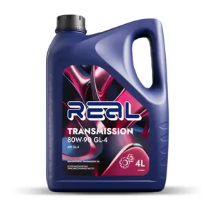 REAL T2050004 Масло трансмиссионное TRANSMISSION 80W90 GL-4 4л