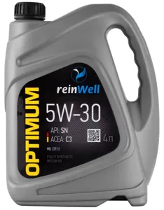 REINWELL 4946 Масло моторное синт. 5W30 4л ACEA С3
