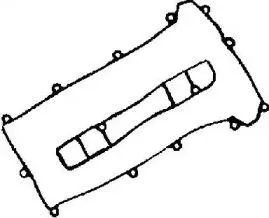 REINZ 153553801 Прокладка клапанной крышки Ford Mondeo , Mazda 6 1.8-2.3 16V 00>