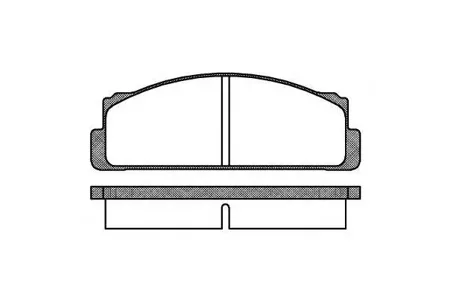 REMSA 002200 Колодки торм.передние
