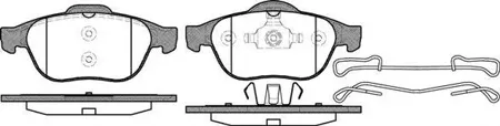 REMSA 084310 Колодки торм.передние [7701206599] Renault Laguna 01>