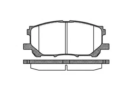 REMSA 103900 Колодки торм.передние Lexus RX300 all 03>
