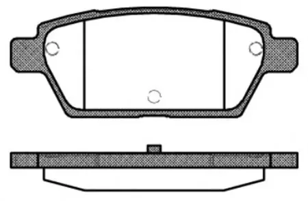 REMSA 119510 Колодки торм.задние =D3141-01 [GPYB2648Z] Mazda 6 2.02.3 02>2.0MRZ2.5MRZ 07>