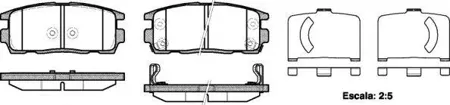 REMSA 126012 Колодки торм.задние =FDB1935=223639 SBS [1605123] Opel Antara 2.0CDTi2.4i3.2i 07>
