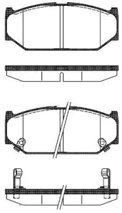 REMSA 138112 Колодки торм. Suzuki SWIFT 10- перед.