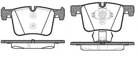REMSA 145700 Колодки торм.передние BMW X3 F25 3.02.0d 10>