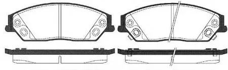 REMSA 146702 Колодки торм.передние [0446506090] Toyota Camry 2.43.5 06>