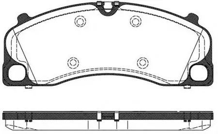 REMSA 150900 Колодки торм. Porsche 911BOXSTERCAYMAN 11- перед.