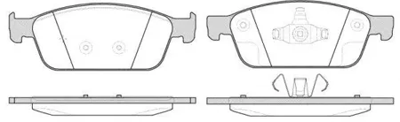 REMSA 151010 Колодки торм.передние Ford Focus Kuga 1.62.0iTDCi 12>