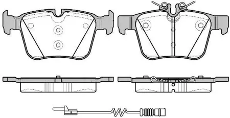 REMSA 151620 Колодки торм.задние Mercedes W205S205 1.62.02.1D 13>