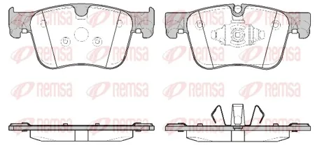 REMSA 156010 Колодки торм.передние