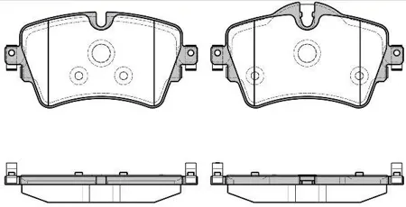 REMSA 159908 Колодки торм.передние 1599 08 BMW 2 F45F43, MINI 13>