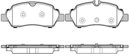 REMSA 160500 Колодки торм.задние 1605.00 Ford Transit VII 14>