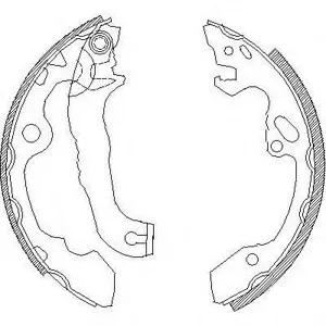 REMSA 404000 Колодки торм.бараб.[203x36]