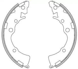 REMSA 427100 Колодки торм.задние