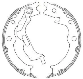 REMSA 462700 4627 00 колодки ручного торм. Daewoo Lacetti 1.5 04>