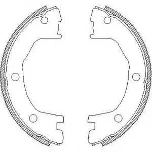 REMSA 471200 колодки ручника Iveco Daily II 29 L91135 SC11 99>