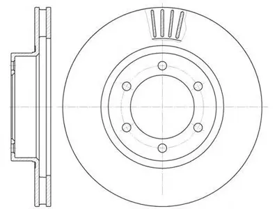 REMSA 670610 Диск торм.перед. Toyota Land Cruiser 4.03.0D-4D 03>