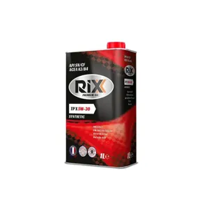RIXX RX0031TPX Моторное масло синт RIXX TP X 5W-30 SN/CF А5/В5  1л