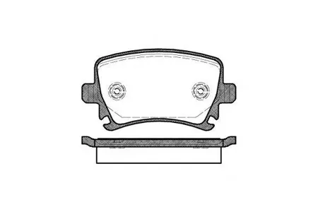 ROADHOUSE 2103100 Колодки торм. диск.