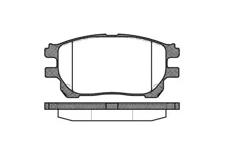 ROADHOUSE 2114300 Колодки торм передн. Previa (ACR3) 2.0 D-4D 2.4 16v VVT-i
