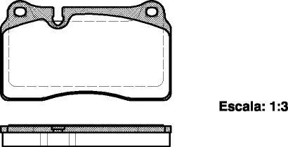 ROADHOUSE 2120000 Колодки торм.диск. VW Touareg 3.0 (04-)