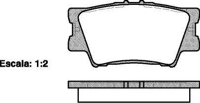 ROADHOUSE 2123100 Колодки торм.задние Toyota Camry 06 Rav 4 2.43.5i2.4D 4WD 06> Lexus ES (V4) 3.5