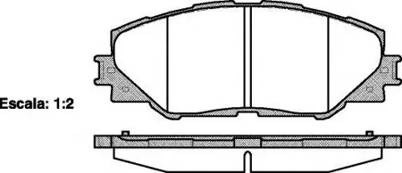 ROADHOUSE 2123400 Колодки торм.дисковые Rav 4 III (06-)