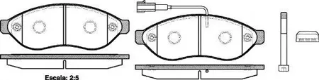 ROADHOUSE 2123701 Колодки торм. Boxer Ducato Jumper 2.2 HDi