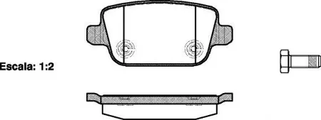 ROADHOUSE 2125600 Колодки торм. Freelander 2 (06-)