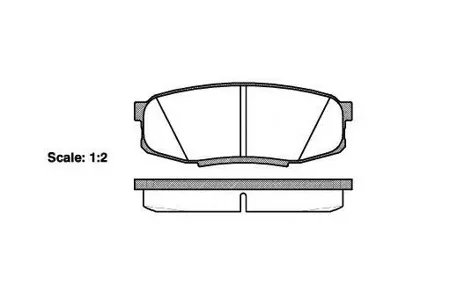 ROADHOUSE 2127200 Колодки торм.диск. Land Cruiser (08-)