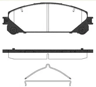 ROADHOUSE 2131200 Колодки торм.диск. Lexus RX350450h (09-)