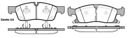 ROADHOUSE 2143002 Колодки торм.диск. Grand Cherokee IIIIV (10-)