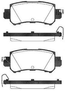 ROADHOUSE 2150700 Колодки торм. диск. Mazda CX-5