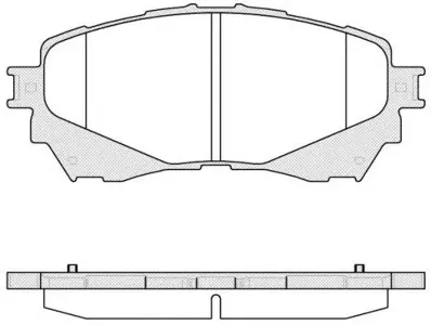 ROADHOUSE 2153804 Колодки торм.дисковые Mazda 6 (2012-)