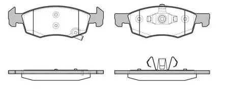 ROADHOUSE 2163402 Колодки торм. Opel Corsa E 14- перед.