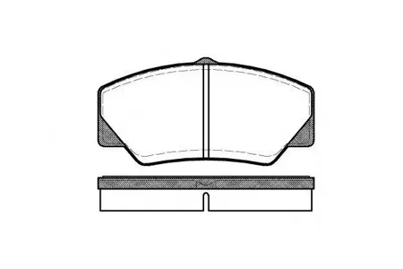 ROADHOUSE 220600 Колодки торм.дисковые