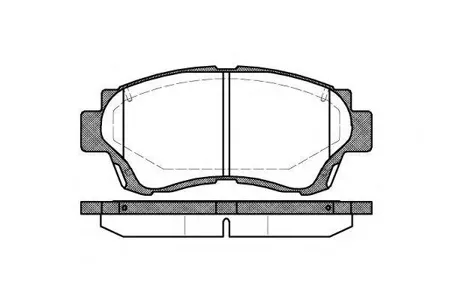 ROADHOUSE 237000 Колодки торм.дисковые Camry