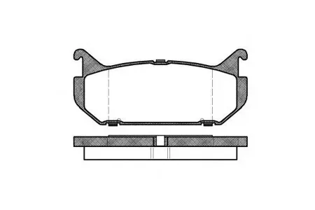 ROADHOUSE 241600 Колодки торм.дисковые