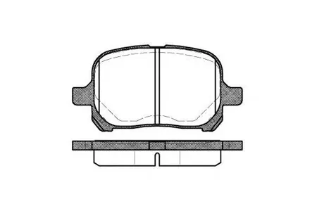 ROADHOUSE 262100 Колодки торм.дисковые Camry
