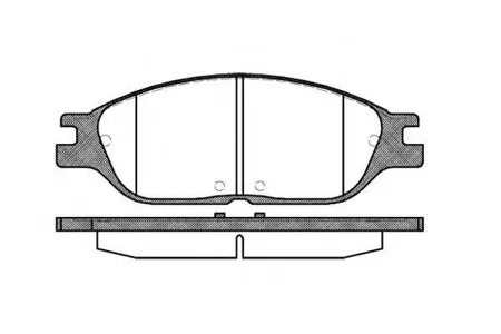 ROADHOUSE 273800 Колодки торм.диск. WINDSTAR (A3)