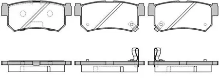 ROADHOUSE 274642 Колодки торм.дисковые