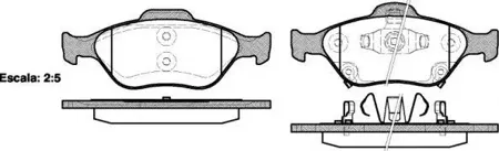 ROADHOUSE 276612 Колодки торм. YARIS 1.0 VVT-i 1.3 VVT-i D-4D