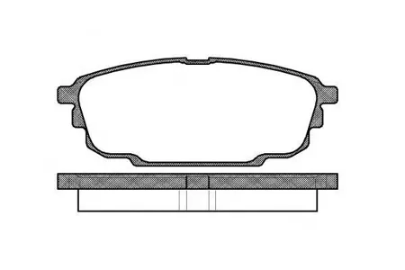 ROADHOUSE 285100 Колодки торм. Mazda 323 F (01-04)