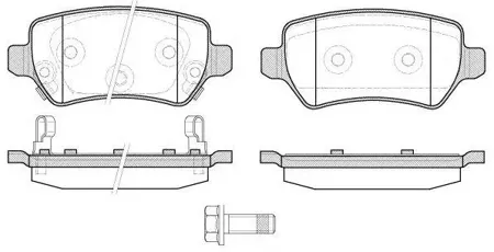 ROADHOUSE 295722 Колодки торм.диск. Kia Ceed